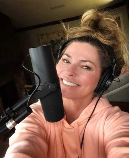 Singer Shania Twain Eja Lange's mother