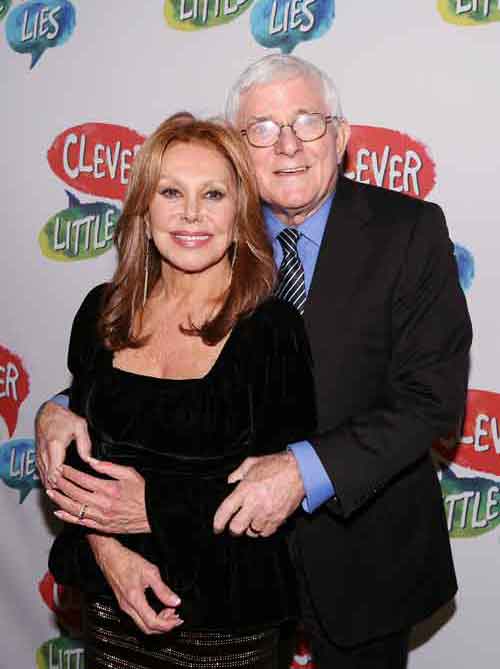Phillip Donahue with wife Marlo Thomas