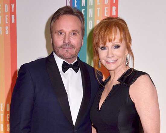 Elisa Ritter's ex-husband Narvel Blackstock with his second ex-wife Reba McEntire