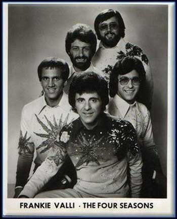 Frankie Valli along with Four Seasons band members