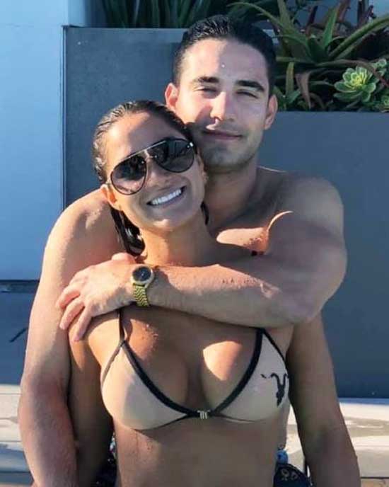 Bru Luccas with her boyfriend Aleksey Appollonskiy