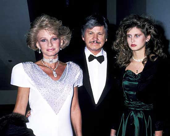 Zuleika Bronson with her parents Charles Bronson and Jill Ireland