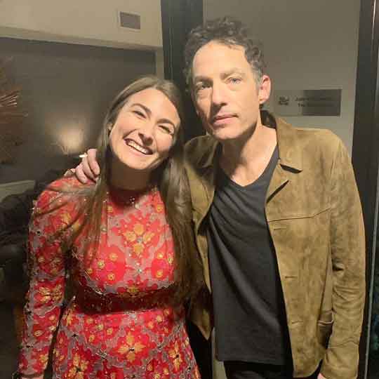 Jade Castrinos with Jakob Dylan