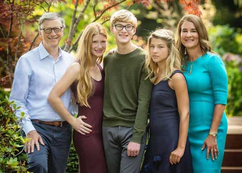 Rory John Gates with his family