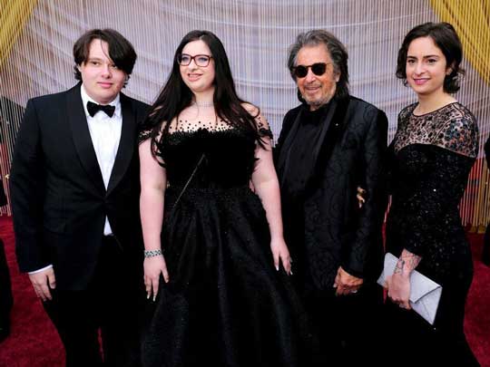 Al Pacino with his children at 92nd Annual Academy Awards Red Carpet