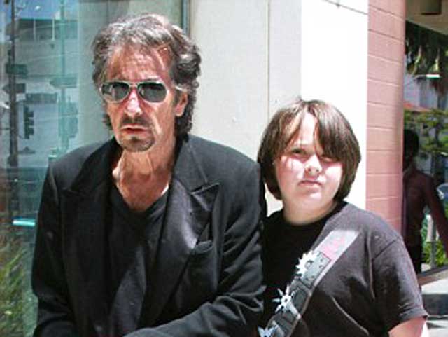 Anton James Pacino with his father Al Pacino