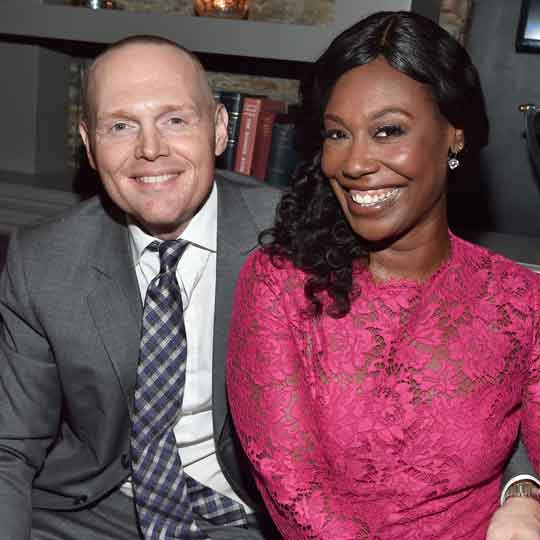 Bill Burr with his wife Nia Renee Hill