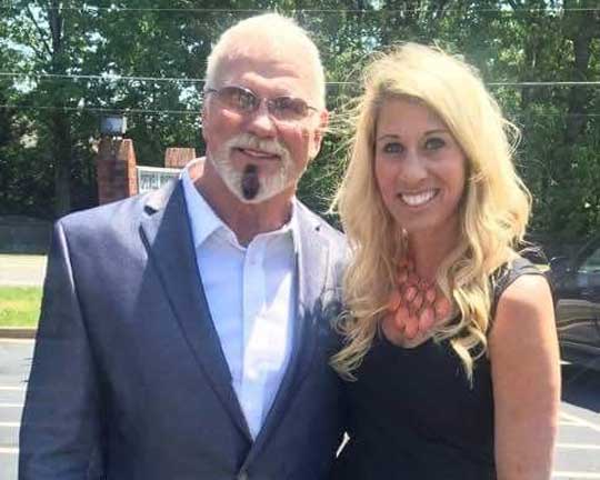 Christa Podsedly with her husband Scott Steiner