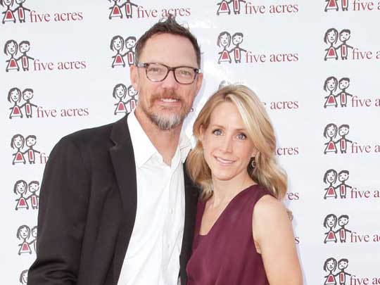 Heather Helm with her husband Matthew Lillard