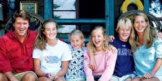 Hopie Carlson with her family
