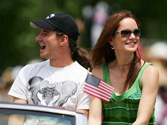 Josh Winterhalt and Sarah Wayne Callies