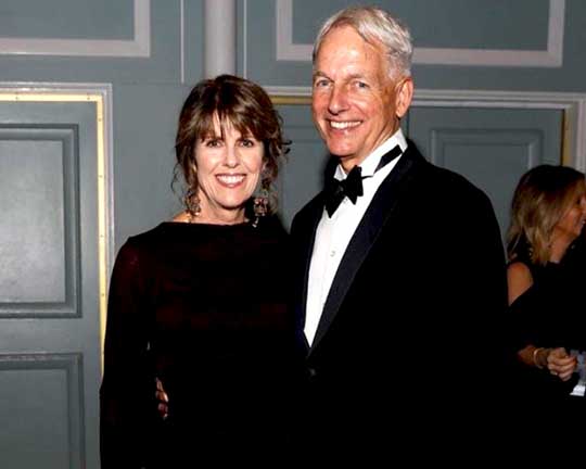 Mark Harmon with his wife Pam Dawber