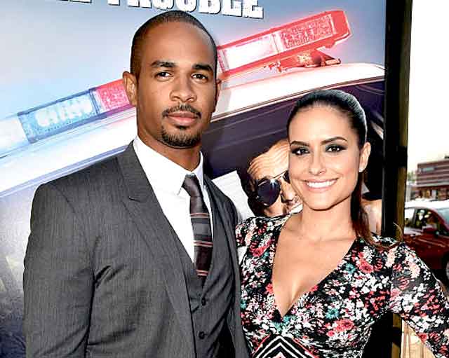 Samara Saraiva with her husband Damon Wayans jr