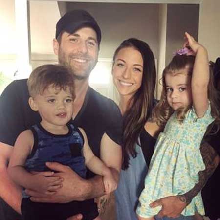 Sara Matter with her husband Niall Matter and children