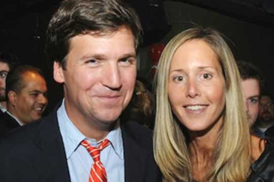 Tucker Carlson with his wife Susan Andrews