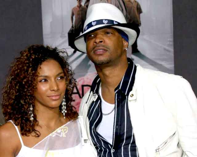 Lisa Thorner with her ex-husband Damon Wayans