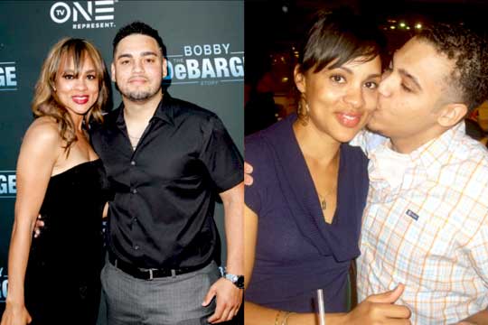 Teri Debarge with her sons Bobby DeBarge Jr. and Christian DeBarge