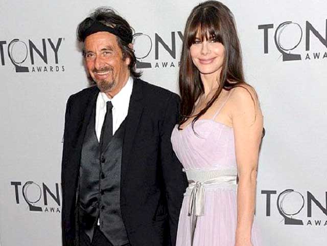 Al Pacino with Lucina Sola but this picture is mistaken by many sources with Jan Tarrant