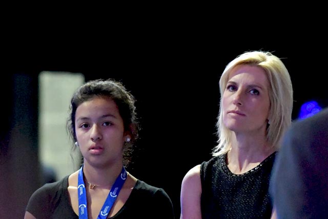 Maria Caroline Ingraham with her mother Laura Ingraham