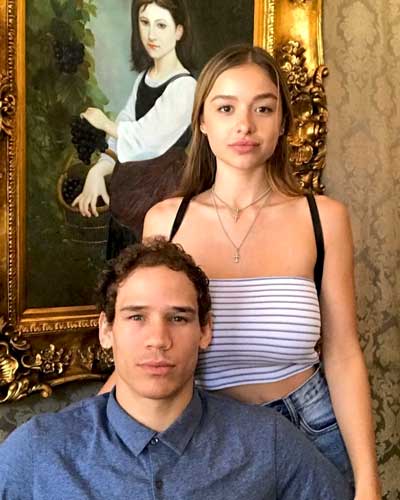 Sophie Mudd with her boyfriend Austin Dash