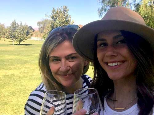 Kate Connelly with her daughter Sophie Flay