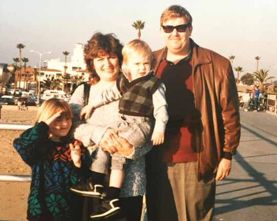 Rosemary Margaret Hobor with her family