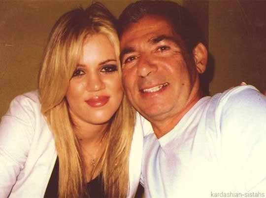 Robert Kardashian with his Daughter Khloe Kardashian
