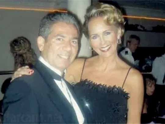 Robert Kardashian with his last wife Ellen Pierson