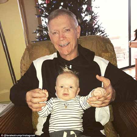 Robert Luke Yunaska with his grandson Eric Luke Trump