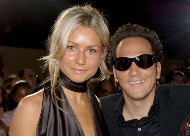 Helena Schneider with her ex-husband Rob Schneider